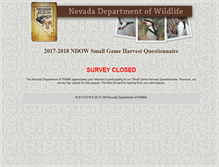Tablet Screenshot of nevadasmallgame.org